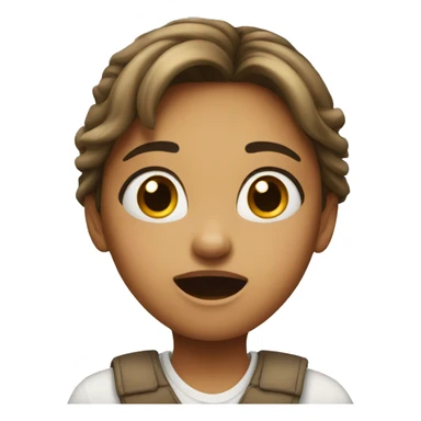 girl surprised sticker