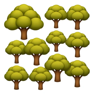 Folhas de árvore soltas caindo/voando (sem a árvore) sticker