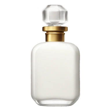 aesthetic white perfume bottle sticker