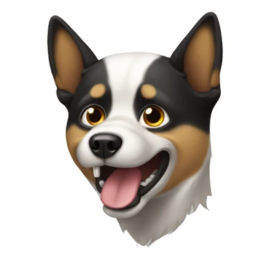 Perro sorfeando sticker