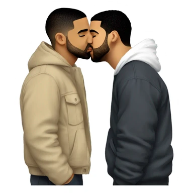 drake kissing drake kissing drake kissing drake sticker