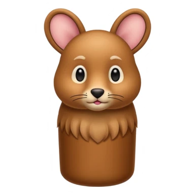 Cylidrical shape animal  sticker