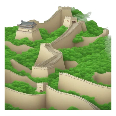 great wall of china sticker
