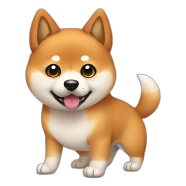 Shiba doggo sticker