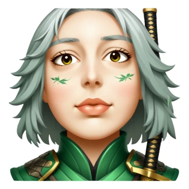 Emerald Samurai sticker