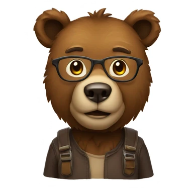 bear geek sticker