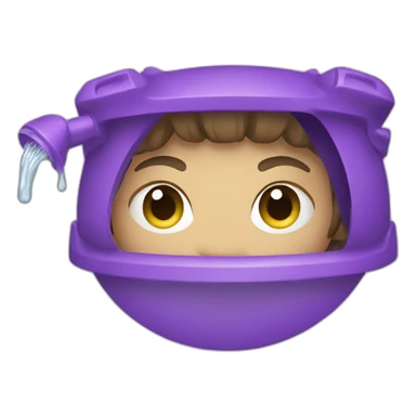 carwash repair purple sticker