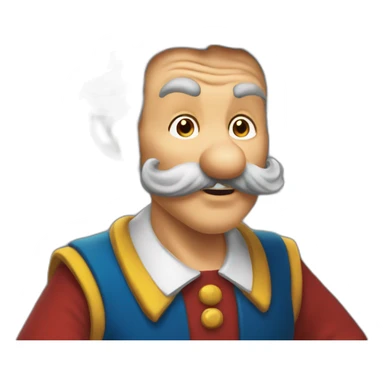 Astérix sur un loup  sticker