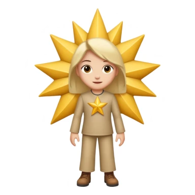 Real star with a full body sticker