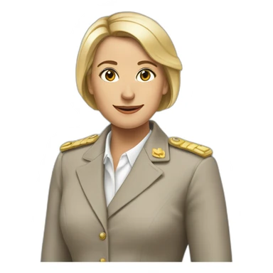 Brigite sur macron sticker