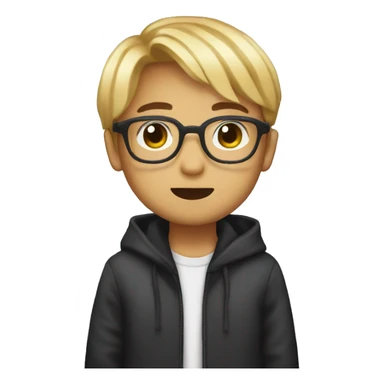 haechan with glasses  sticker