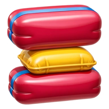  paris SPAM meat jeff koons style inflatable sculpture art  sticker