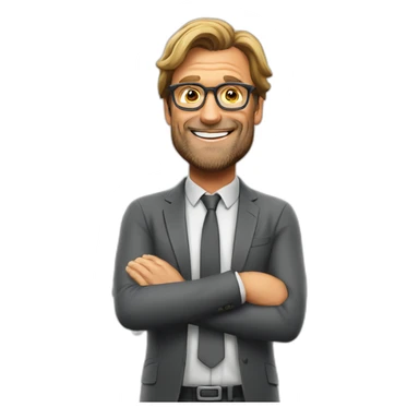 jurgen Klopp angel  sticker