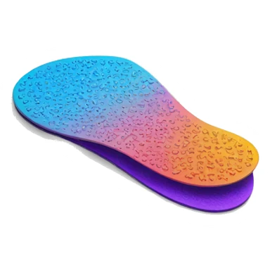 colorful 3dprinted insole  sticker