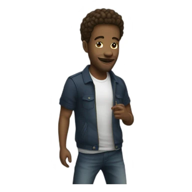 Le signe du rappeur français jul sticker