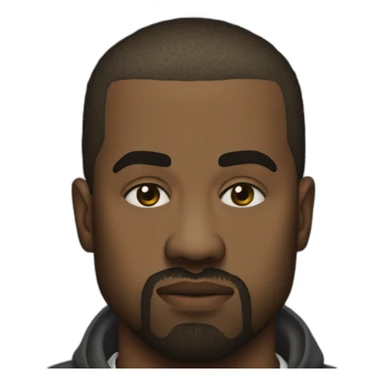 kanye west mugshot sticker