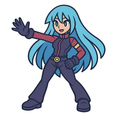 Kula Diamond from King of Fighters sticker