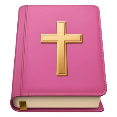 A minimalist pink bible sticker
