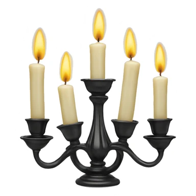 Vintage candle holder for 5 candles  sticker