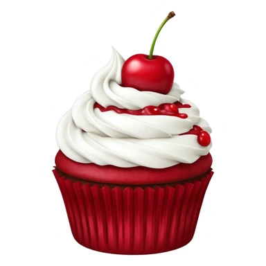 Red velvet cupcake  sticker