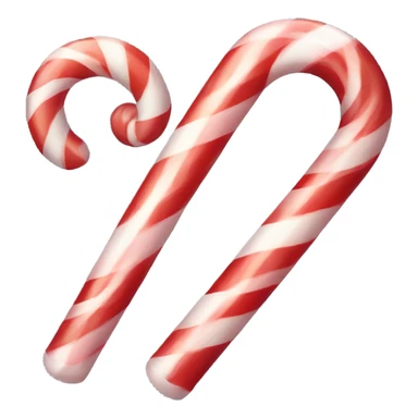 Cute innocent candy cane sticker