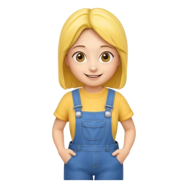 Girl minion sticker
