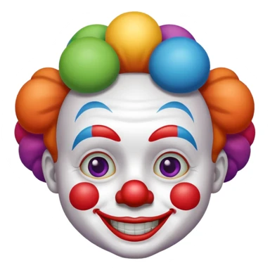 Hombre pequeño vestido de payaso  sticker