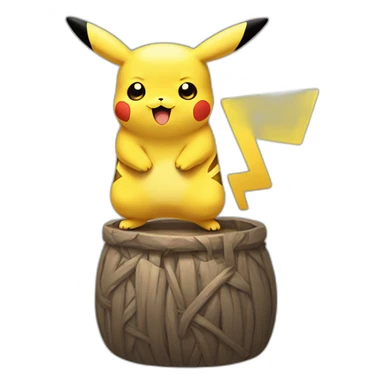 Pikachu refuses sticker