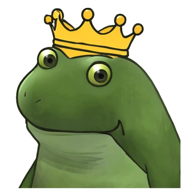 Wearing a crown sticker