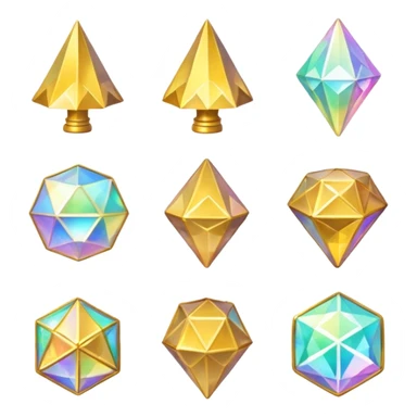fantasy magic inventory emoji low poly  sticker