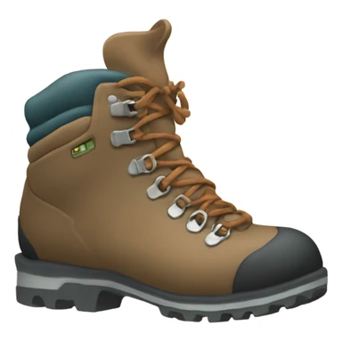Neutral hiking boot sticker