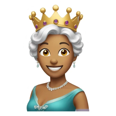  Queen smiling sticker