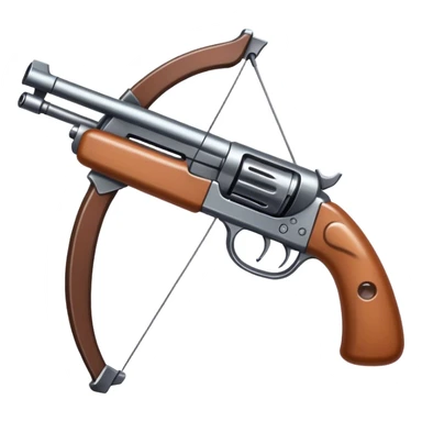 Gun with a bow sticker