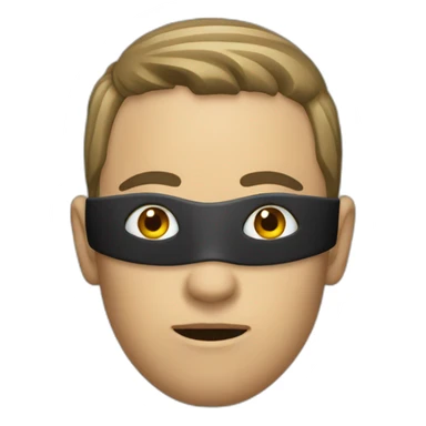 person that looks like a robber sticker