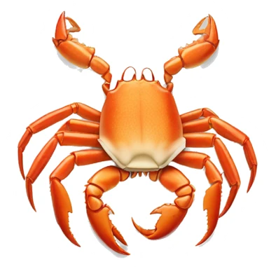 Crab legs with buttered  sticker