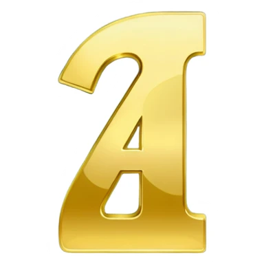 number 4 in golden and green shadows sticker