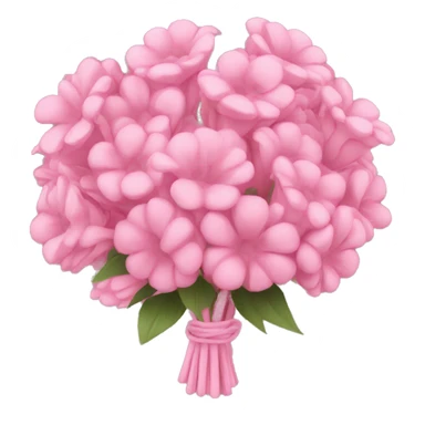 Pink bouquet sticker