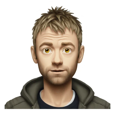 Damon Albarn sticker