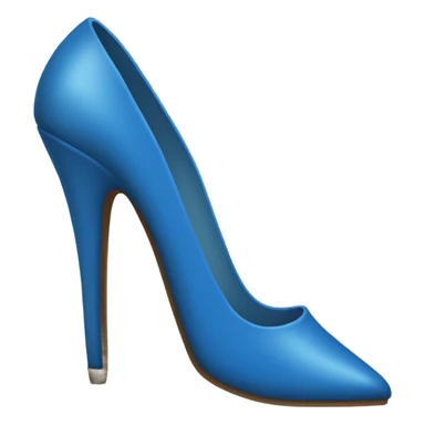 Scarpin blue sticker