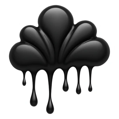 Spilled Ink Blot sticker