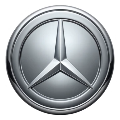 Mercedes logo sticker