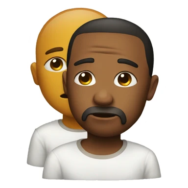 Sob emoji and Pray Emoji sticker