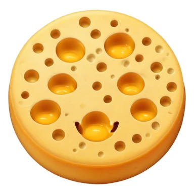 cheese full moon sticker
