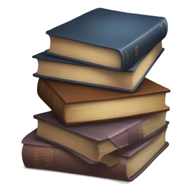 an aesthetic stack of books  sticker