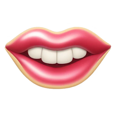 Lip kiss sticker