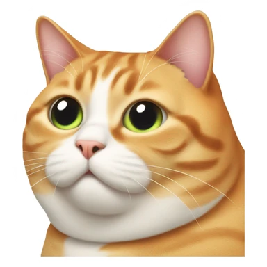 super fat cat sticker