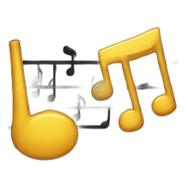 Note de musique sticker