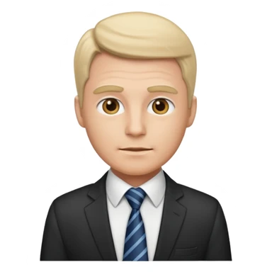 AN UNCLE with a tie in business clothes sticker