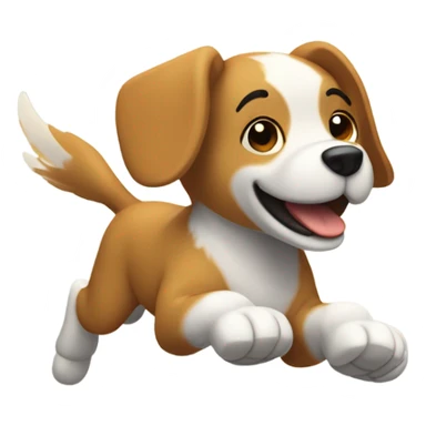 Perro volador  sticker