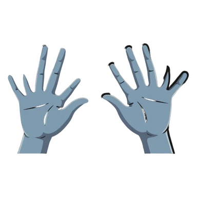 hands framing a shot like a director sticker